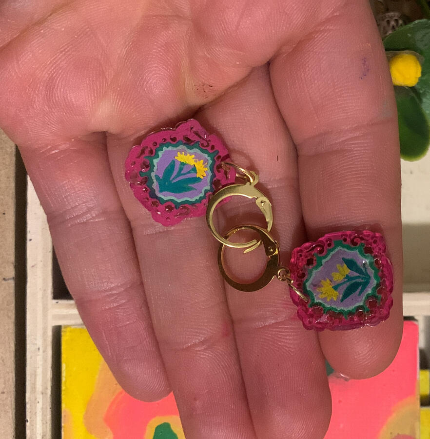 Ohrringe (Shrinkpaper)